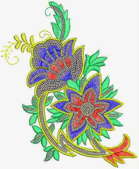 EmbDesignTube: Fashionable Embroidery Patch Work Designs of India