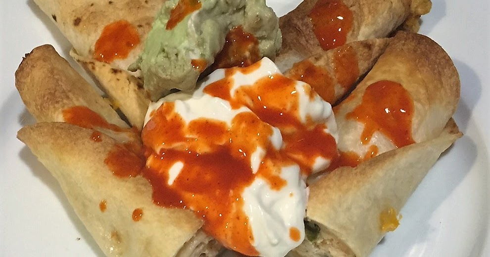 Enjoy Life and Cook! Chicken and Jalapeno Flautas with Avocado Crema