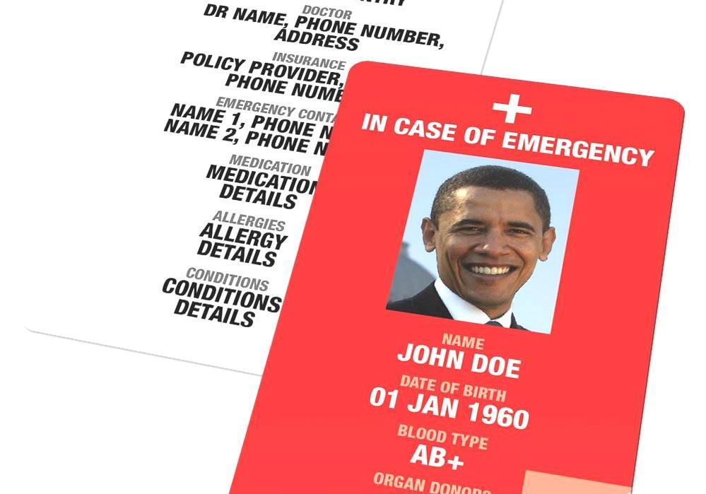 In Case Of Emergency Ice Phone Number