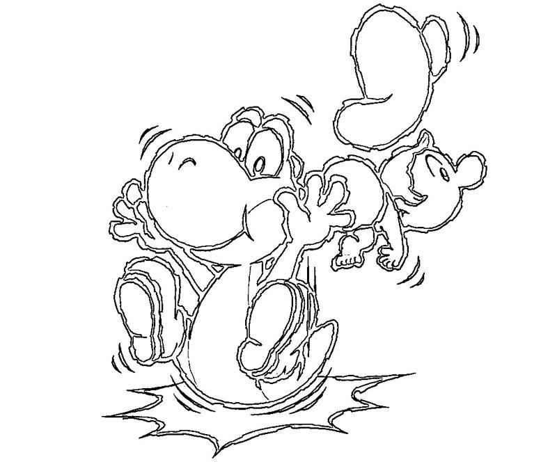 Yoshis Island Coloring Pages Coloring Pages