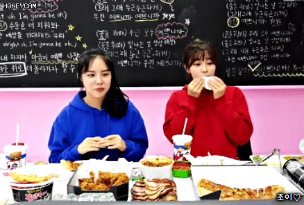 아이돌학교 결방대신 페이스북 생방송 몇몇 조합 움짤들.gif | 인스티즈