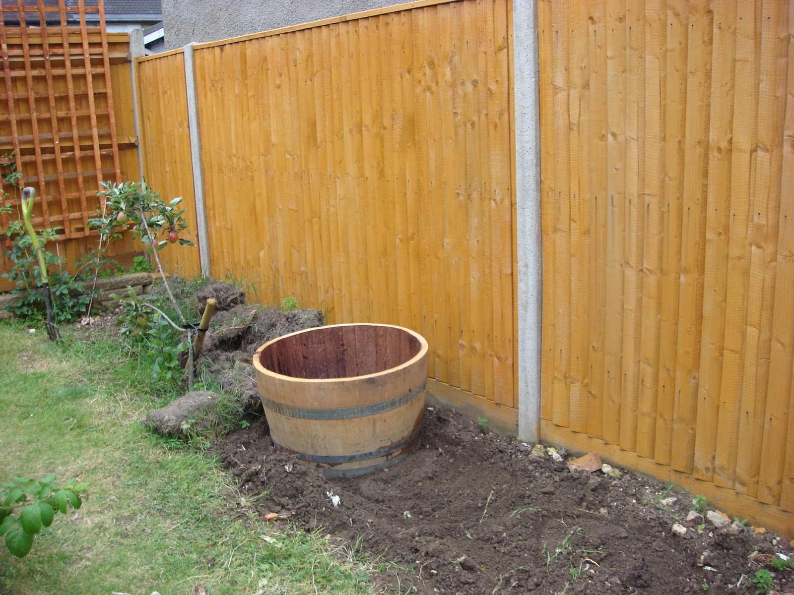 Veg patch from scratch How to make a wildlife barrel pond