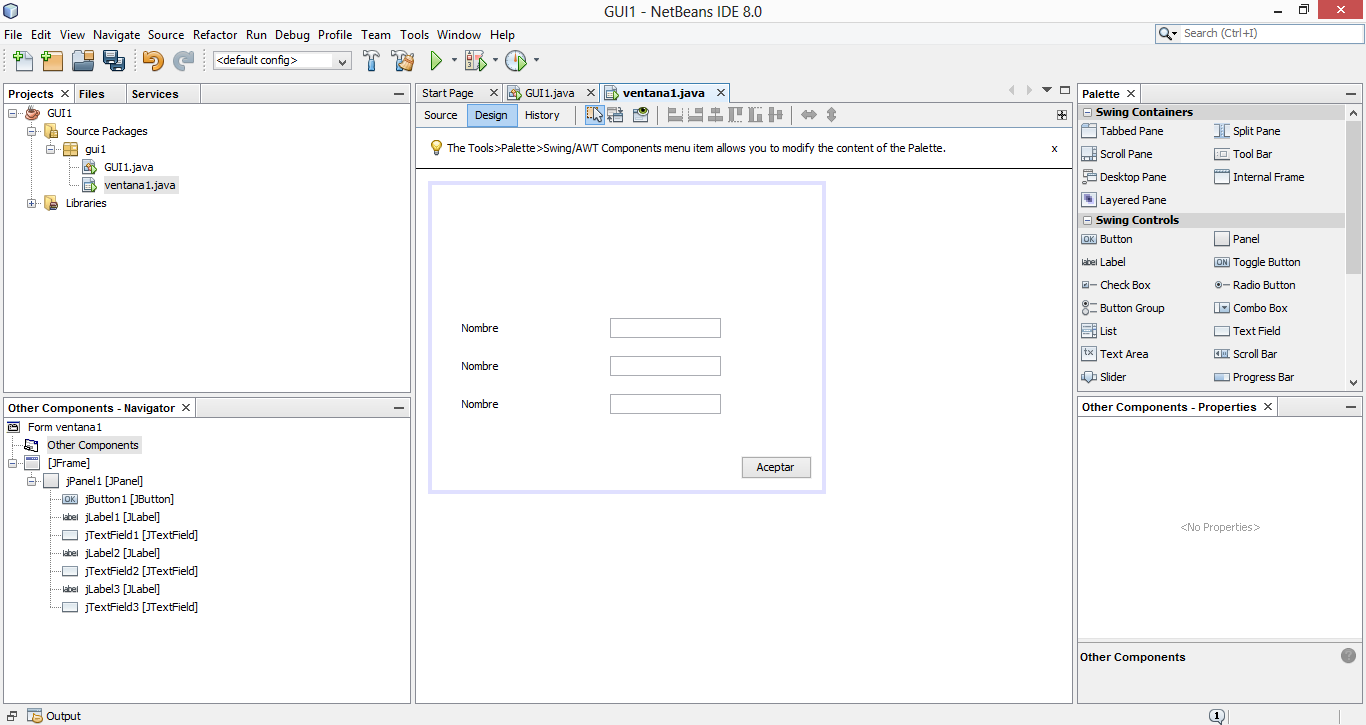 Códigos Tip: Interfaz gráfica en Java-Netbeans Parte 3