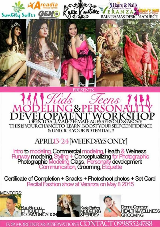 Modeling & Personality Development Workshop for Kids and Teens