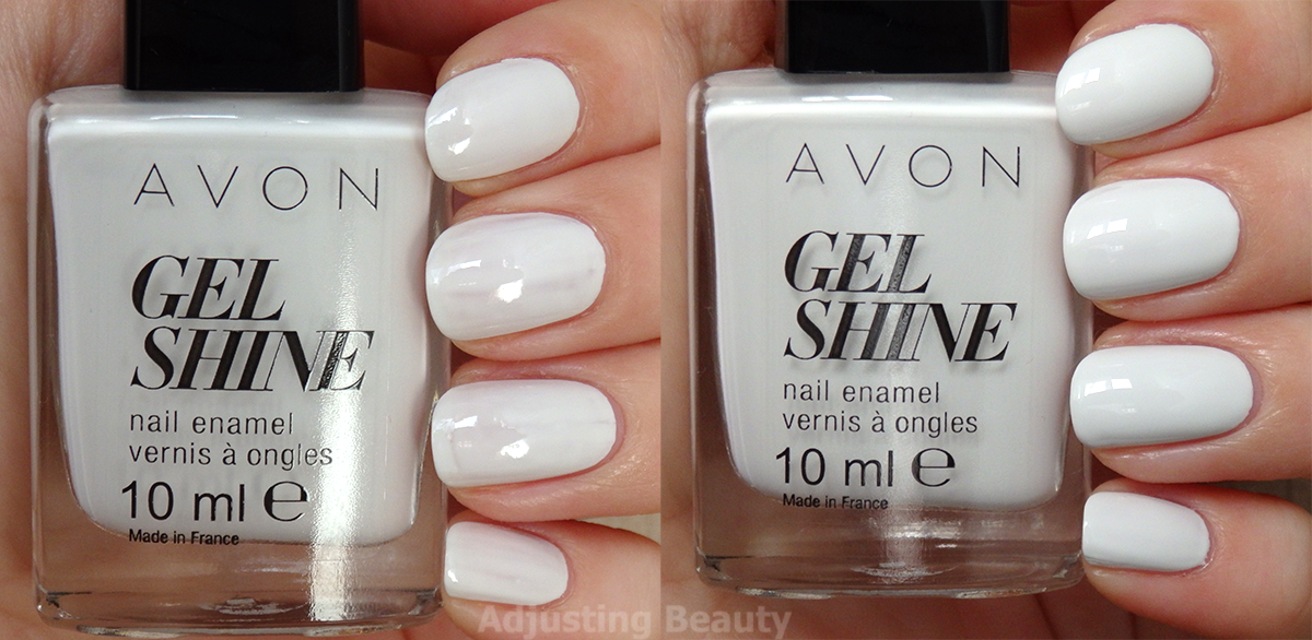 Review Avon Gel Shine Nail Enamels Whole Collection Adjusting Beauty