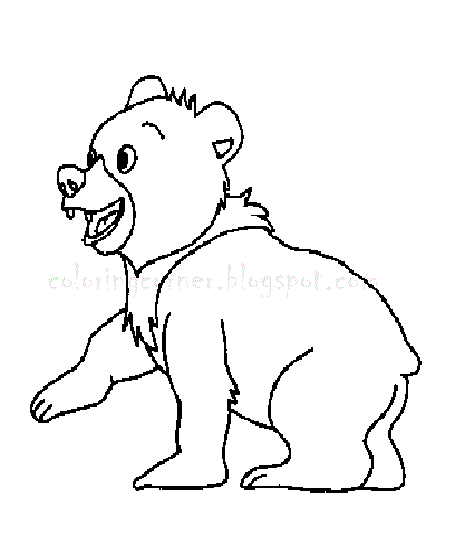 Bear Coloring Pages 59