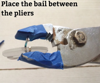 Clothing - How to Close the Triangle Bails from Punch Place Plus
