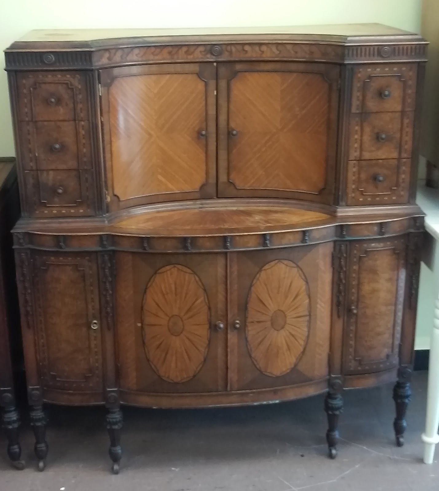 UHURU FURNITURE & COLLECTIBLES SOLD Antique Victorian Hutch with