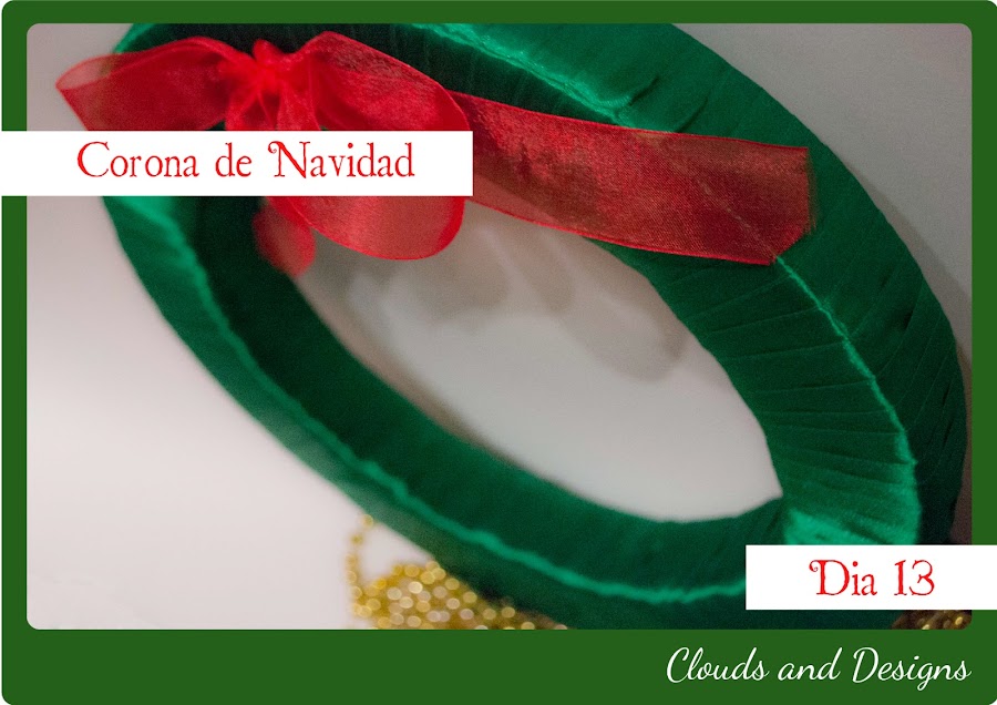 Adviento bloggero dia 13 Corona Navidad