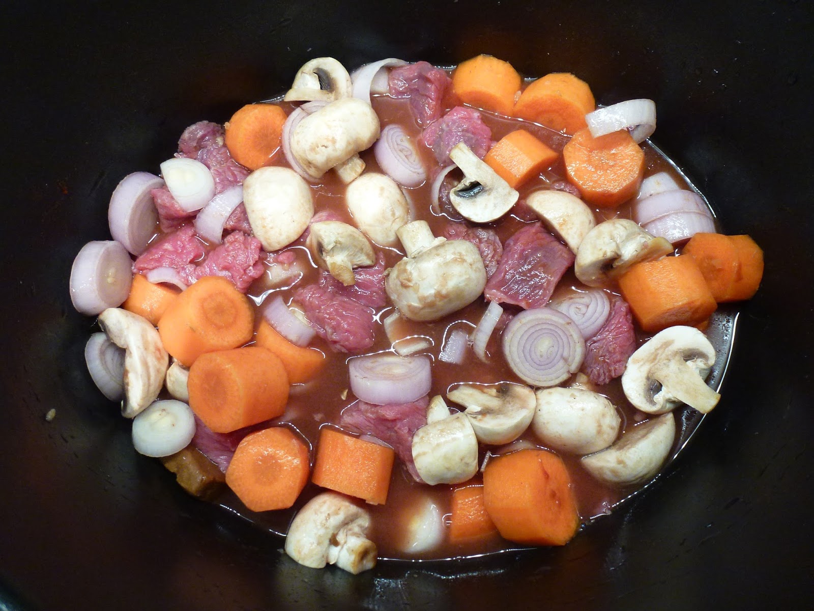 Slow Cooker Beef Bourguignon