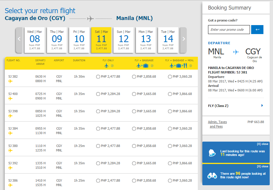 How to Book Cebu Pacific Flight Online [Stepbystep guide with screenshot]