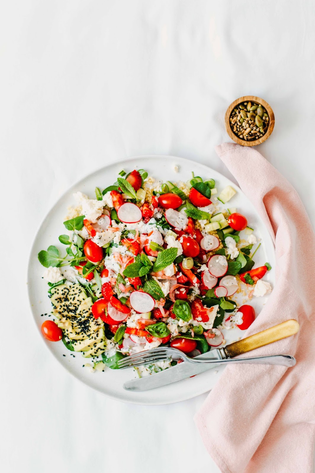Strawberry Salsa and Avocado Couscous Salad | https://oandrajos.blogspot.com Strawberry Salsa and Avocado Couscous Salad | https://oandrajos.blogspot.com