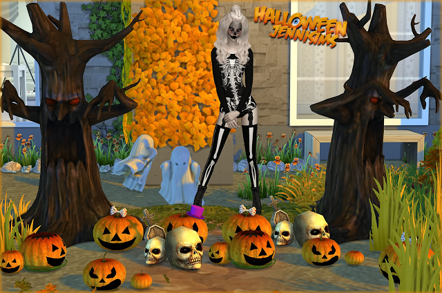 My Sims 4 Blog: Halloween Decor by JenniSims