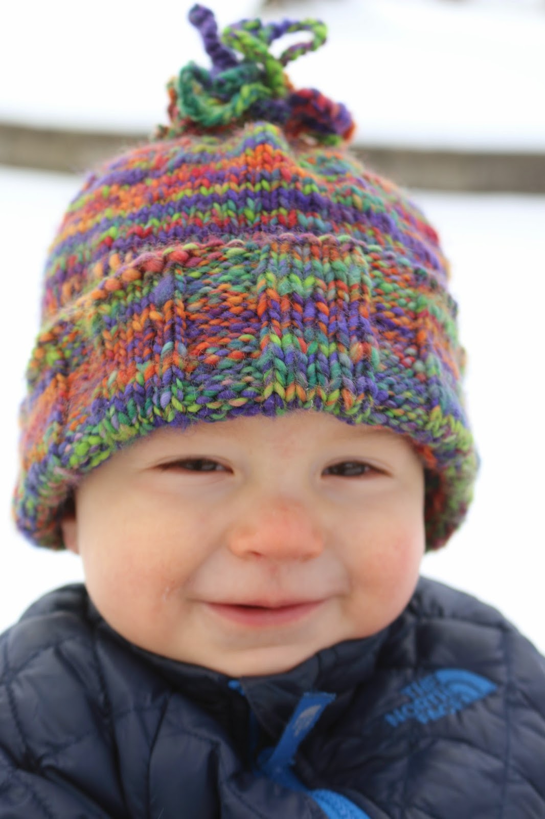 ChemKnits What's This? A Wide Brim Baby Hat Knitting Pattern