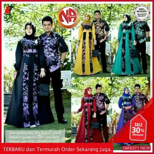 GMS271 NLBTK271C90 Couple Gamis Balloteli Bunga Melati Dropship SK0404462409