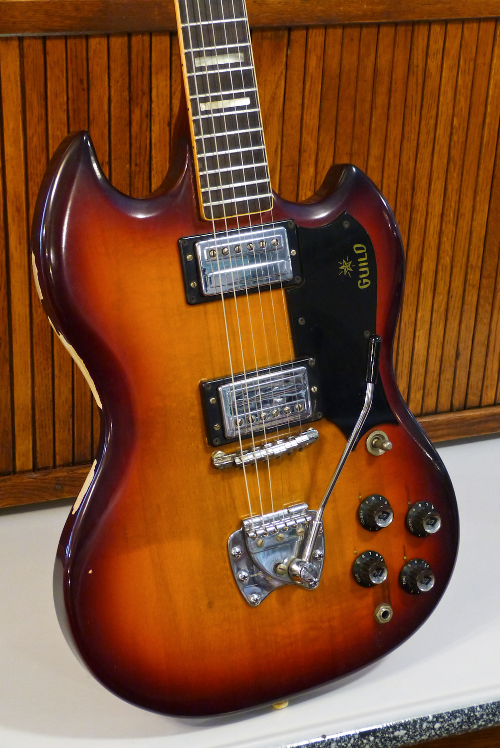 1970 Guild S 100 Polara Solidbody Electric Guitar 1970-guild-s-100-polara-solidbody-electric-guitar