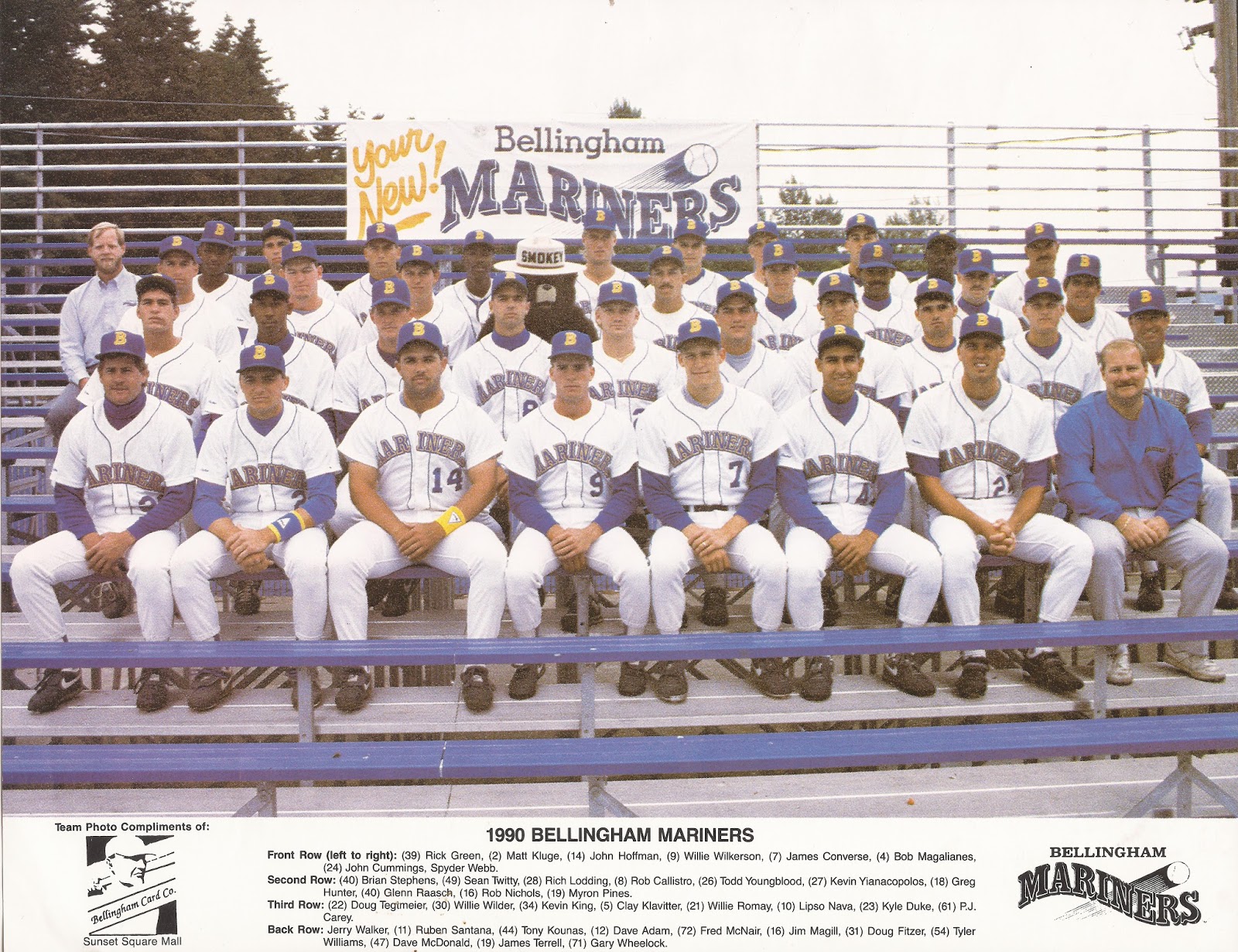 The Greatest 21 Days: 1990 Bellingham Mariners, short-season Seattle  Mariners affiliate player profiles