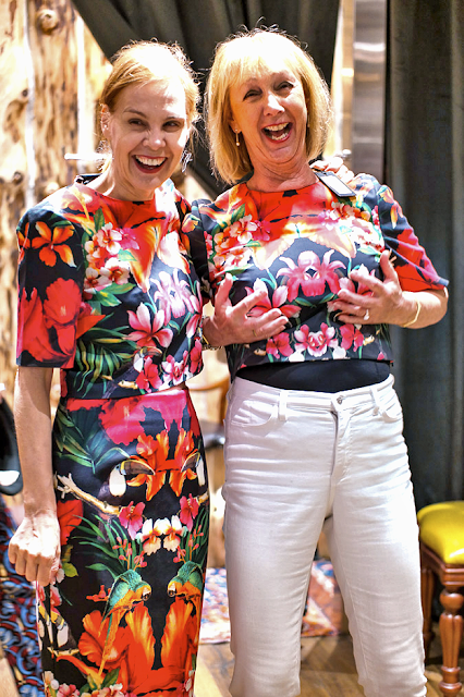 Bag and a Beret, Sylvia and Greetje at Ted Baker in Vancouver