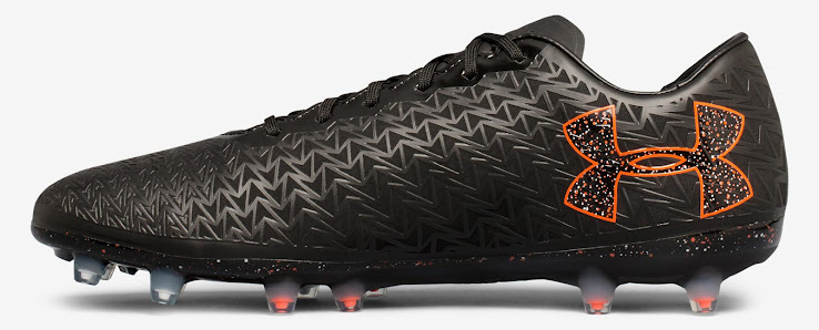 under armour black football boots