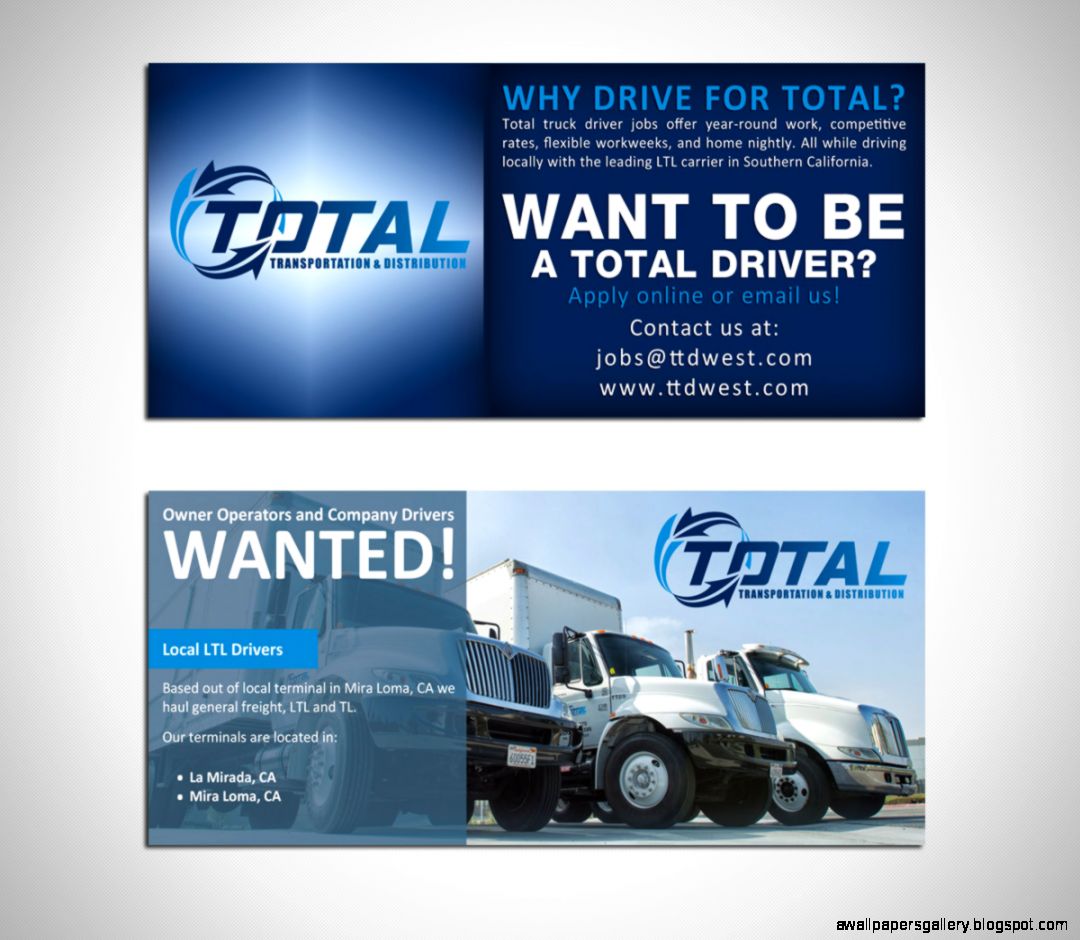 Truck Drivers Wanted