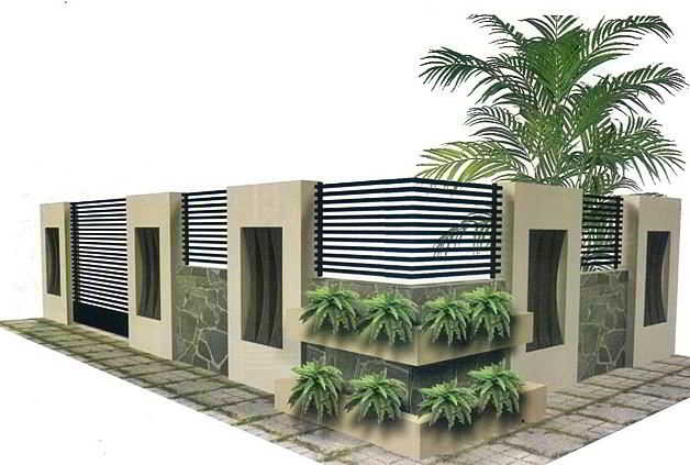 Desain Pagar Rumah Minimalis