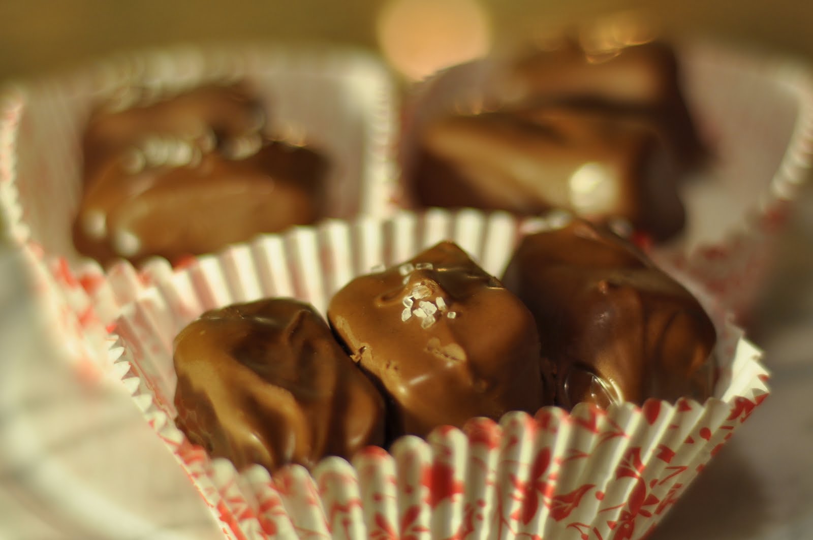 Recipe Shoebox Chocolate Covered Caramels