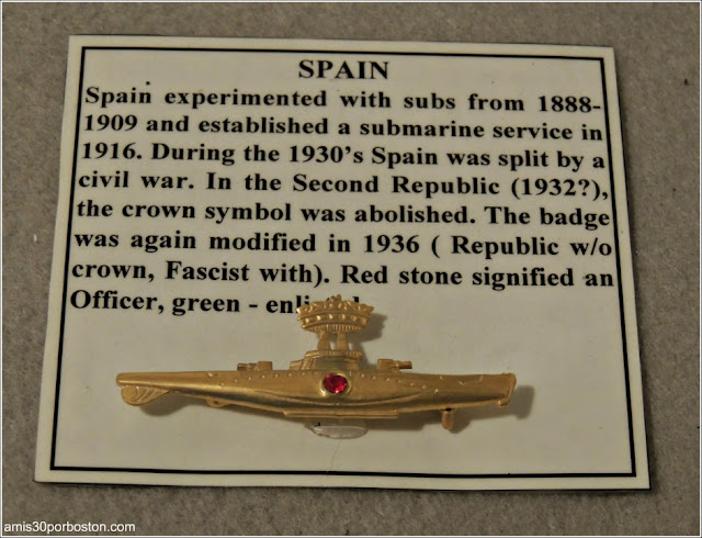 Spain en el USS Massachusetts en el Museo de Battleship Cove 