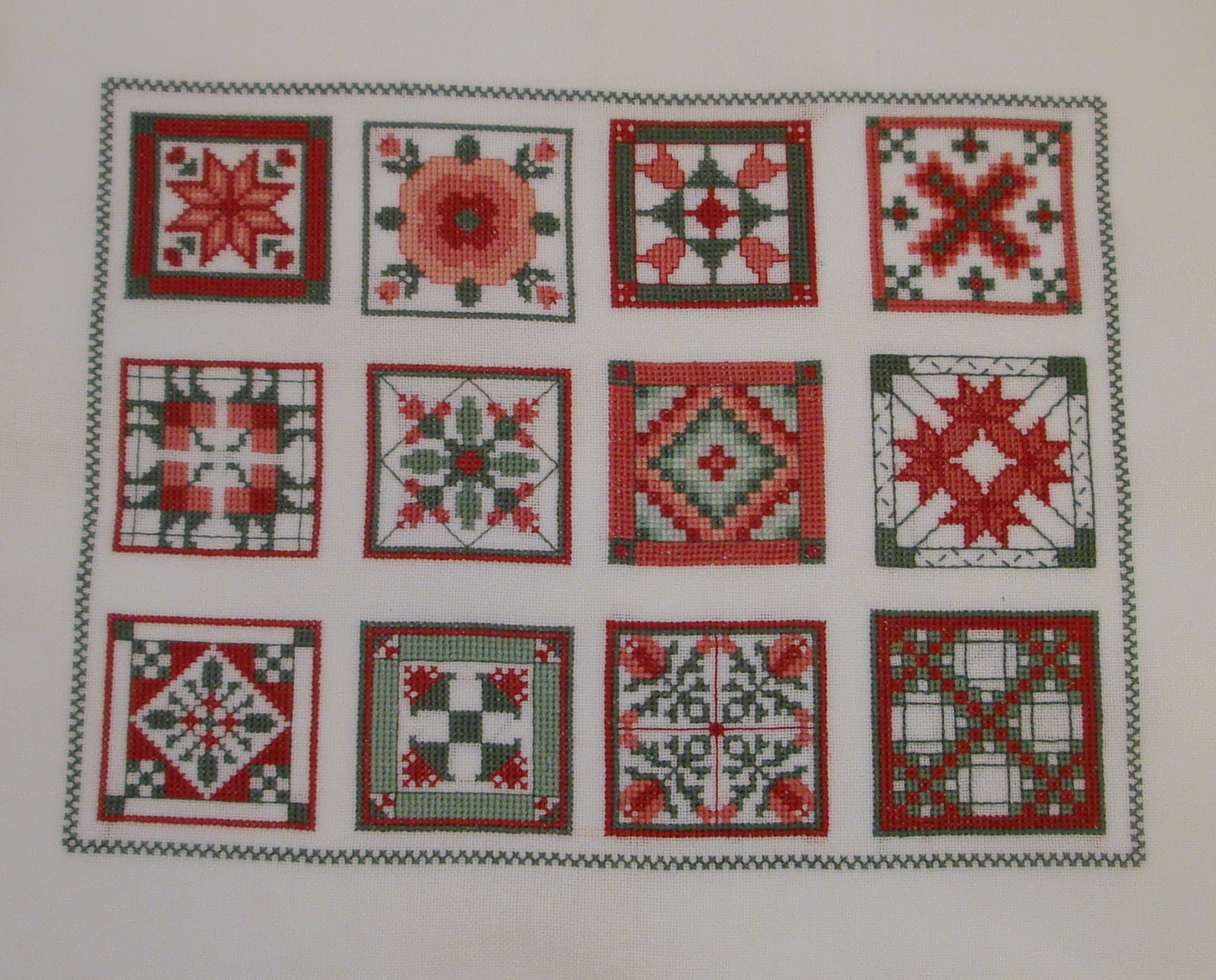 Everyday Art Work Favorite Quilt Squares Cross Stitch