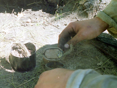 Отливка бронзового кельта в керамическую форму