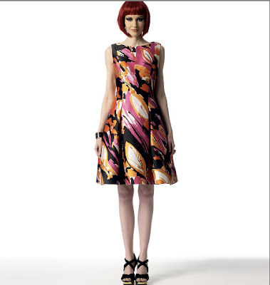 Sharon Sews: Twirl, Baby, Twirl - The Vogue 1027 DKNY Dress Review