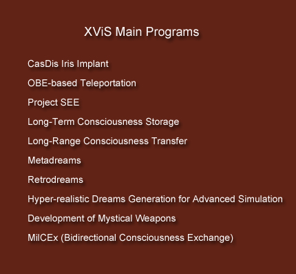 XViS Main Programs
