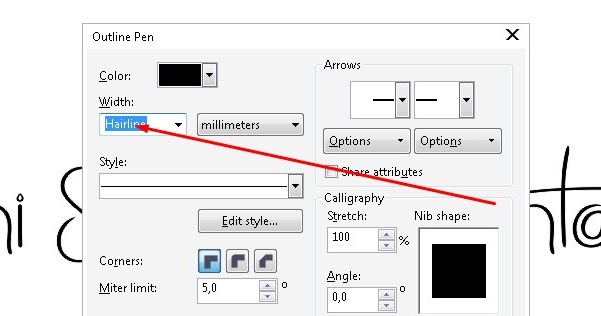 Cara Mempertebal Tulisan Tipis Tutorial Lengkap Coreldraw