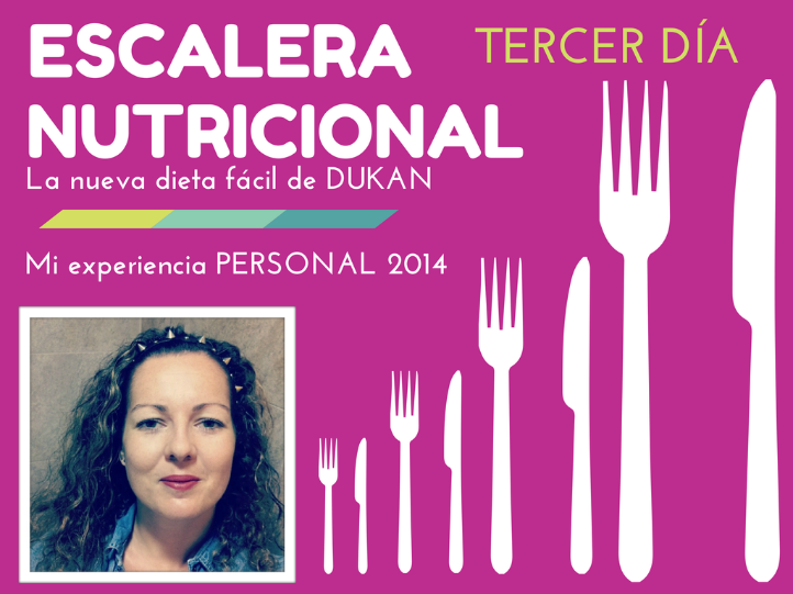 Vídeo de mi experiencia personal con la nueva dieta suave de Dukan ,LA ESCALERA NUTRICIONAL,mi tercer día el MIERCOLES de proteínas+verdura+fruta,deporte y más...