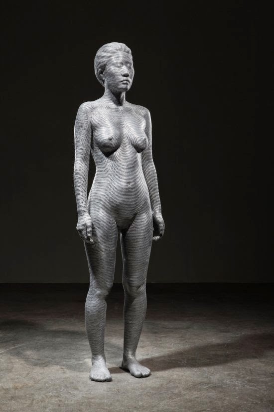 Seungmo Park esculturas feitas de arame corpos nus NSFW