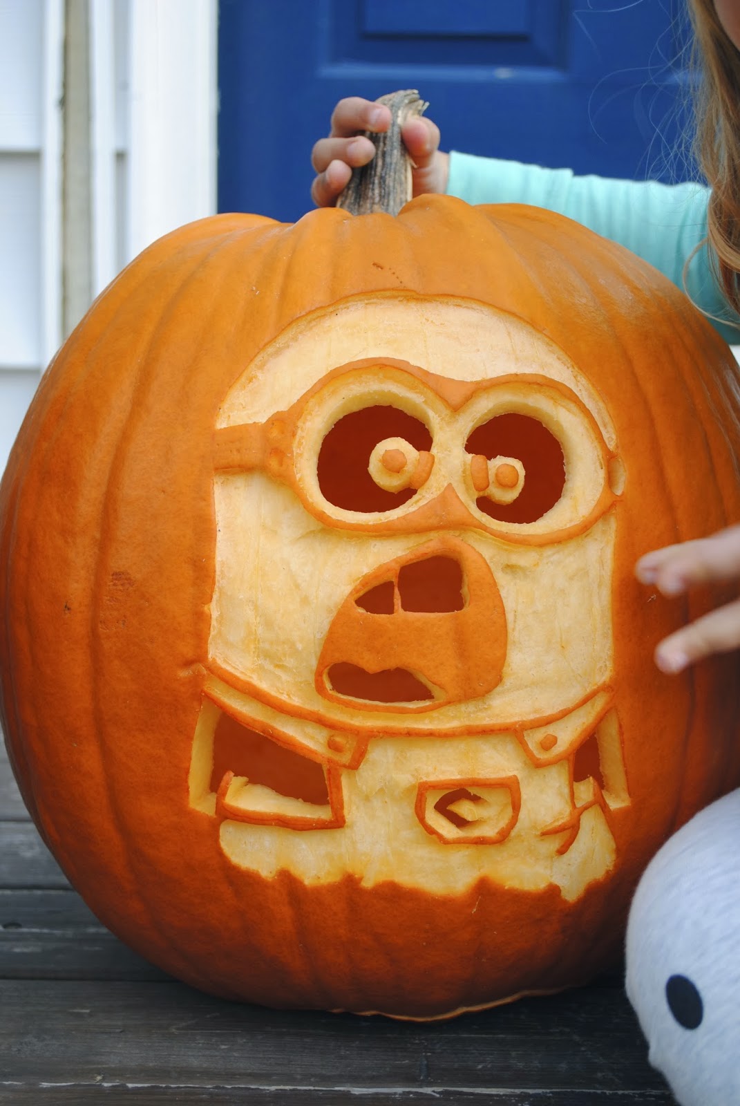 lovely infelicity: a minion pumpkin