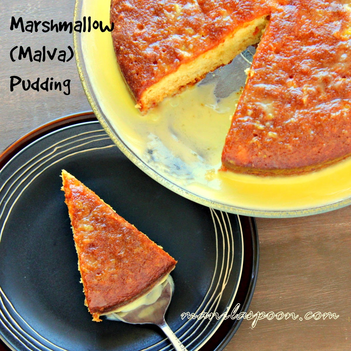 Moist and delicious pudding smothered in an orange-flavored creamy sauce that will make your taste buds sing - Marshmallow (Malva) Pudding