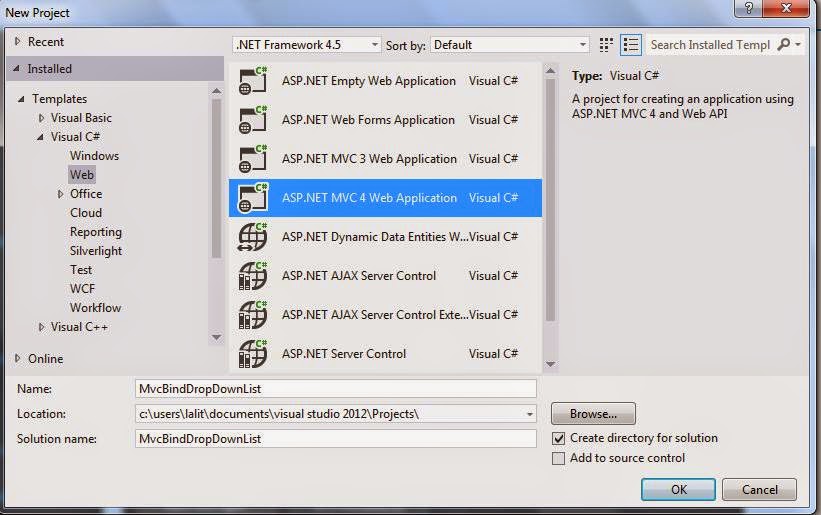 Dynamically bind Asp.Net MVC Dropdownlist from Sql Server Database Pic-1
