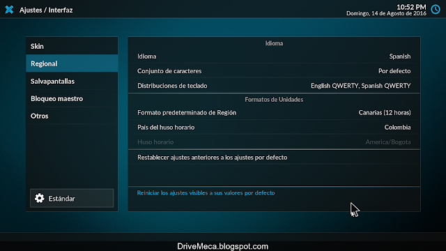 DriveMeca instalando y configurando Kodi paso a paso en español