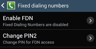 Panggilan di batasi FDN