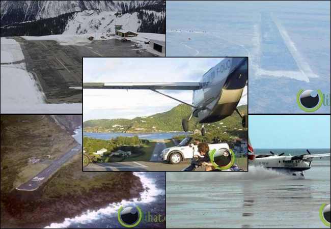 10 Bandara atau Airport yang paling Aneh dan Ekstrim di Dunia