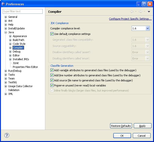 Selenium blog junit or testng annotations gives syntax error