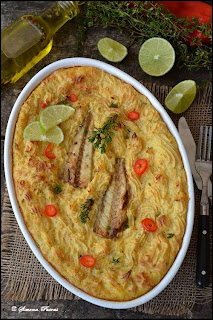 Musaca de cartofi cu peste