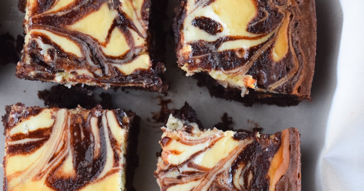THE EASIEST CREAM CHEESE SWIRL BROWNIES Baste steff
