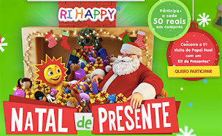 Cadastrar na promoção Ri Happy Natal de Presentes
