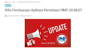 Download Aplikasi Pemetaan PMP 2018.07