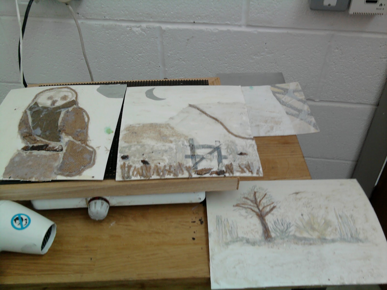 Arts On Prescription Non Toxic etching and collagraph Masterclass