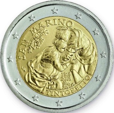 1 euro san marino 2018