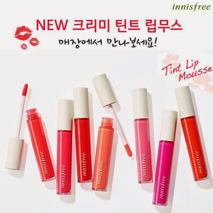 Crazy Mix Up Innisfree Lip Tint Mousse Review and Swatches ( 3 4
