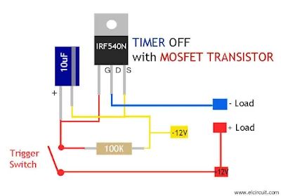 Mosfet Timer Circuit 