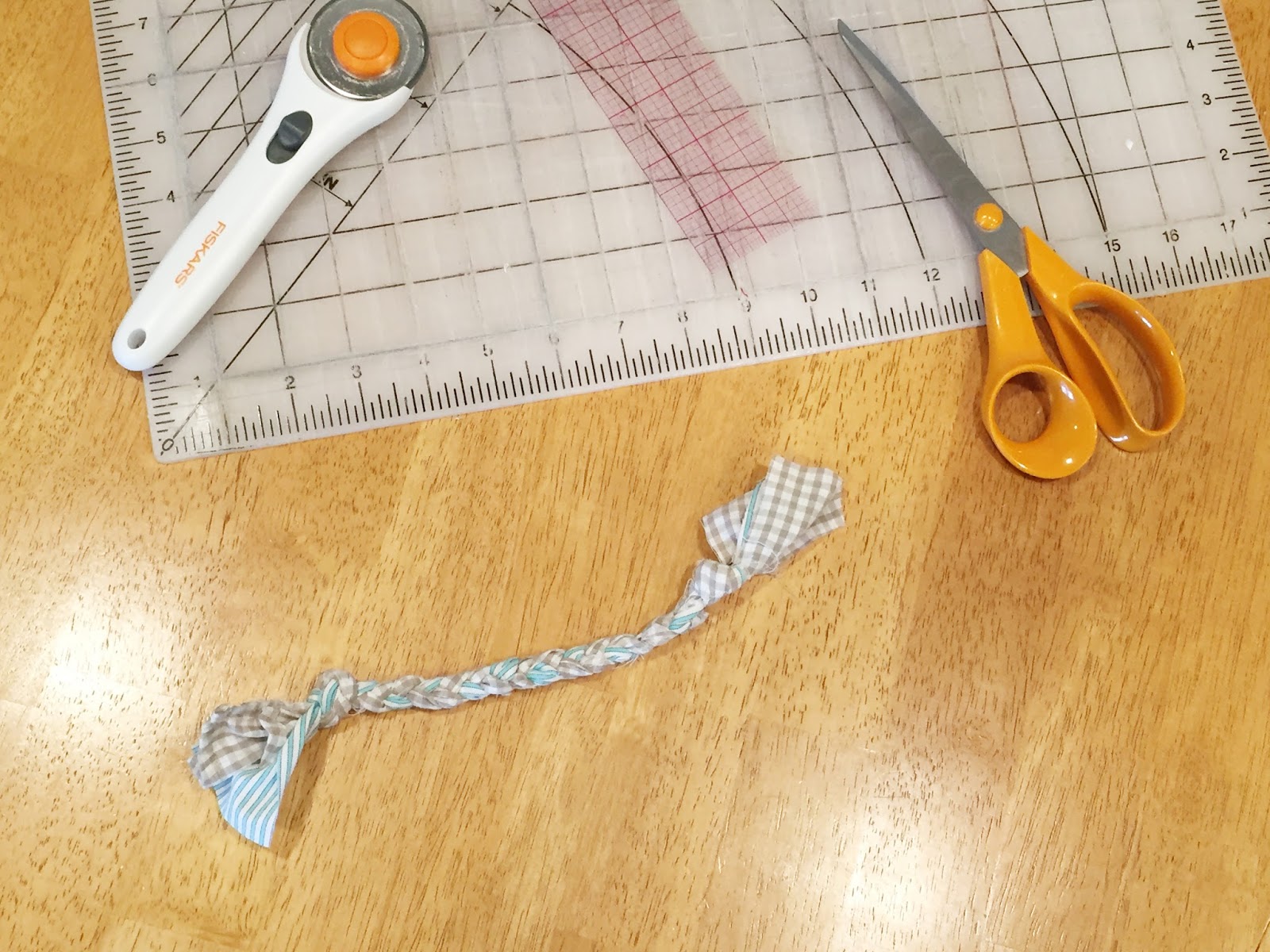 DIY Dog Rope Braid Chew Toy Tutorial Designs by TiffanyCo